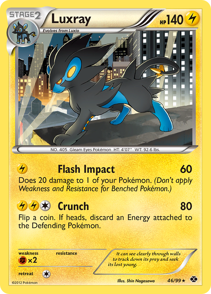 Next Destinies Non - Holo Luxray #46/99